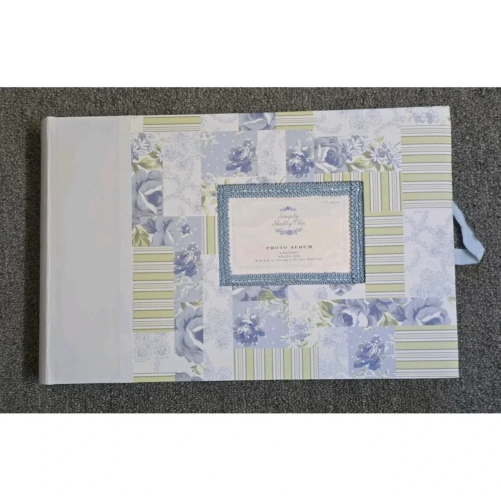 Simply Shabby Chic Floral Photo Album Holds 100 Photos New No.054-25-0342